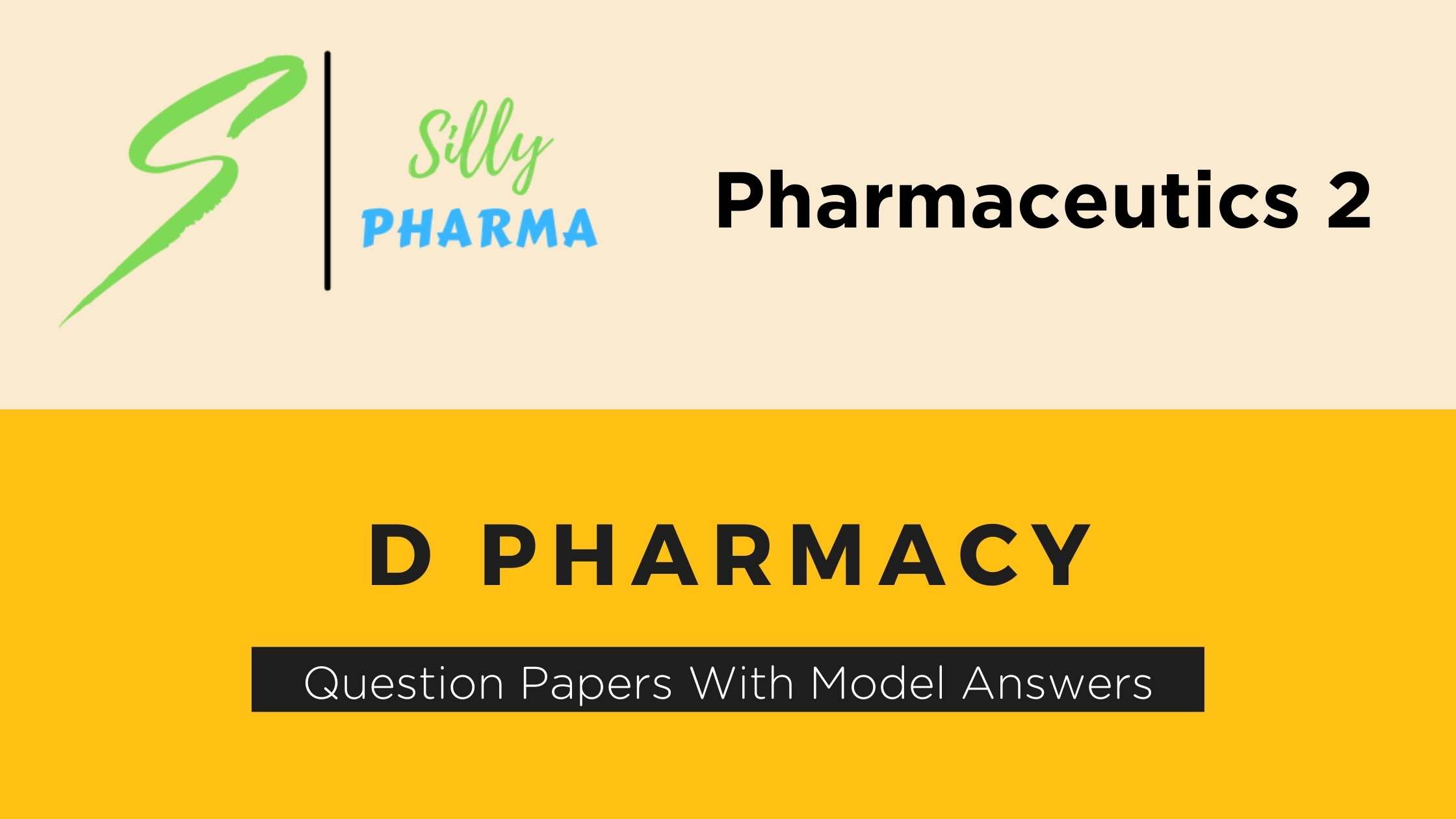 Diploma in pharmacy question papers
