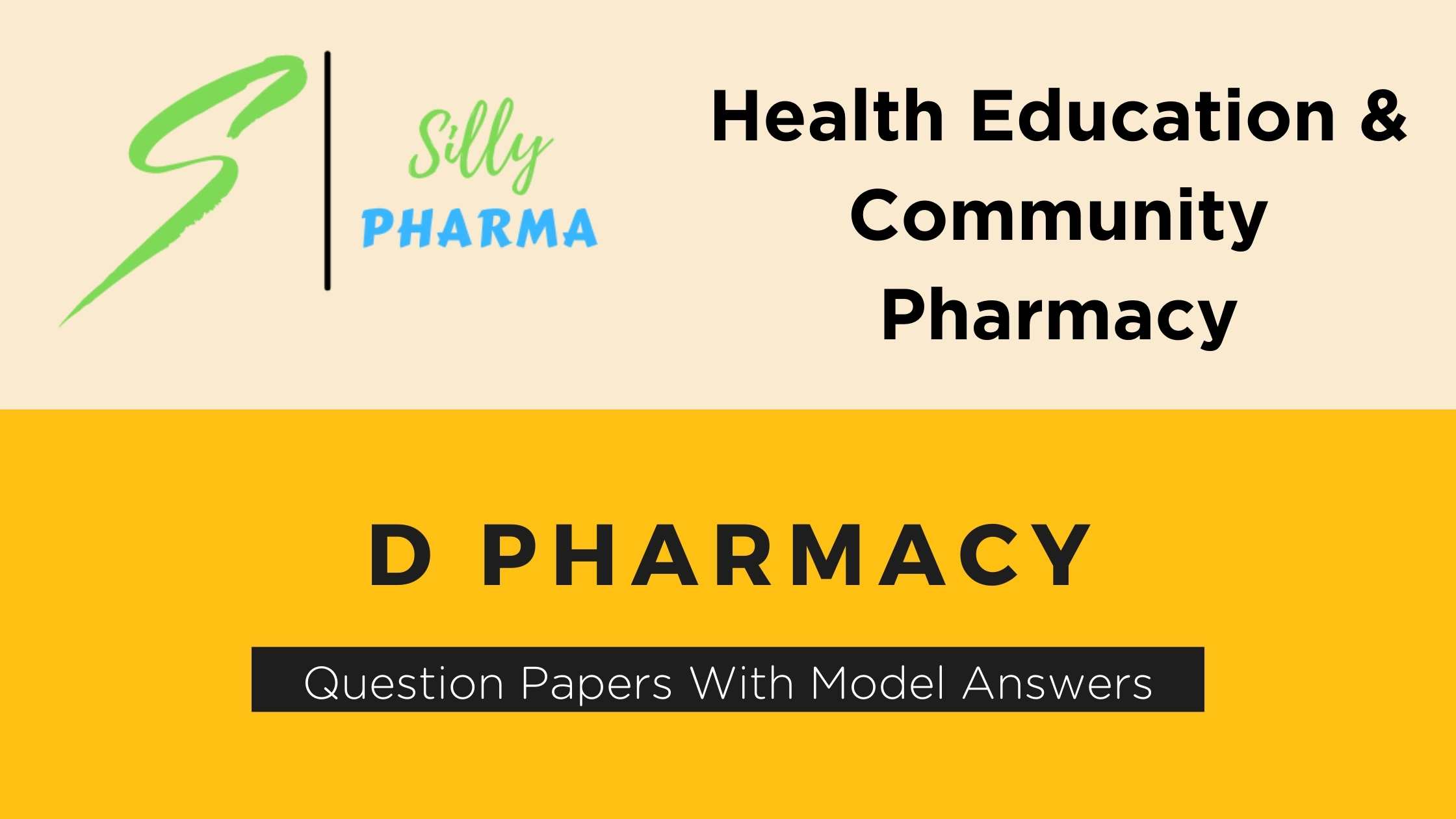 Diploma in pharmacy question papers