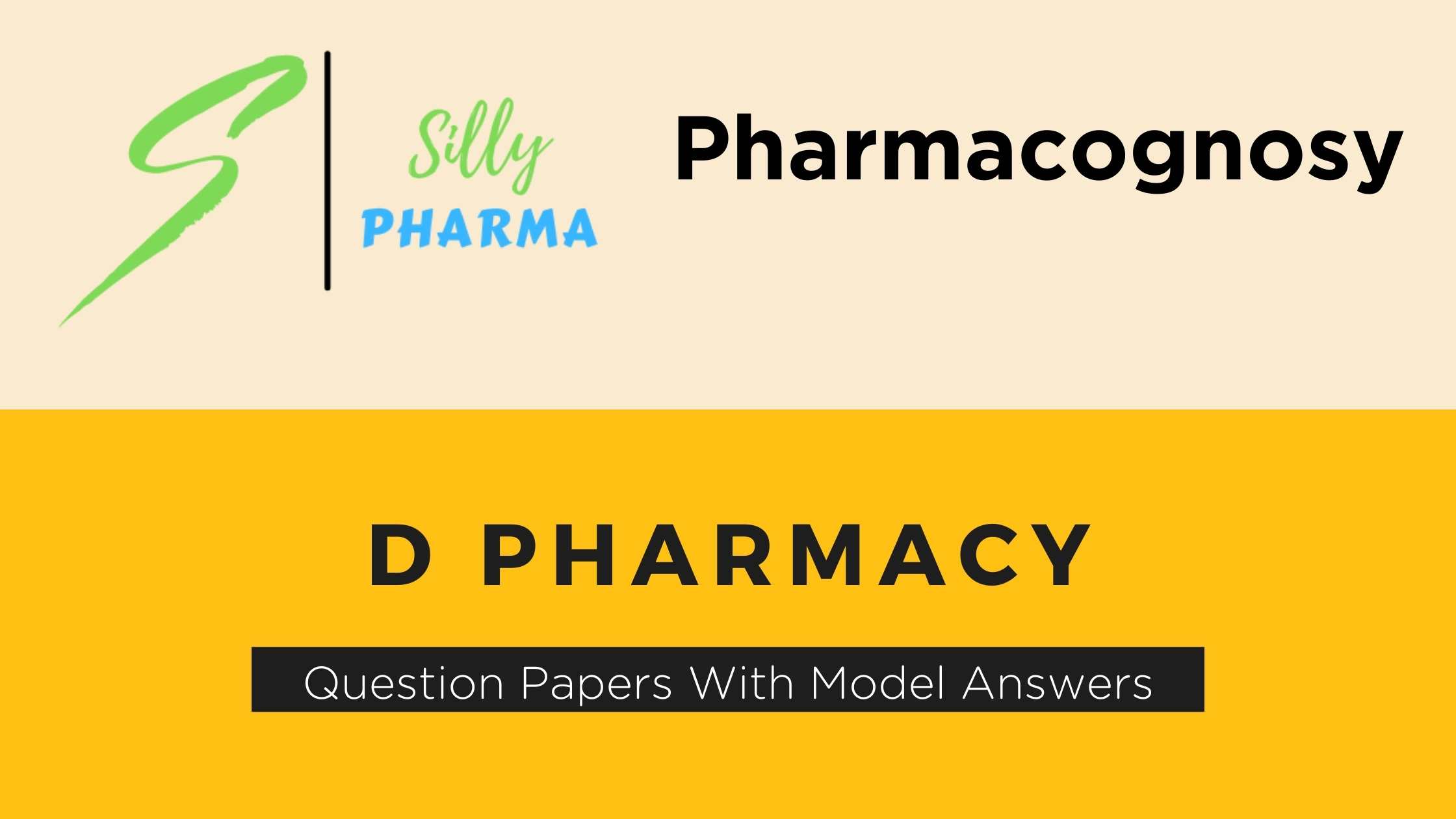 diploma in pharmacy question papers