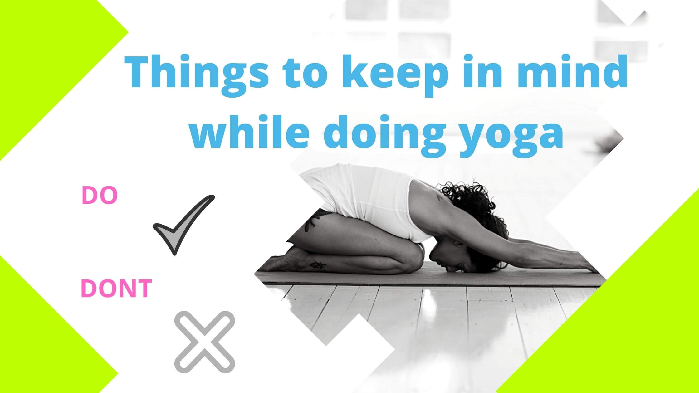 Do's and Don'ts of Yoga