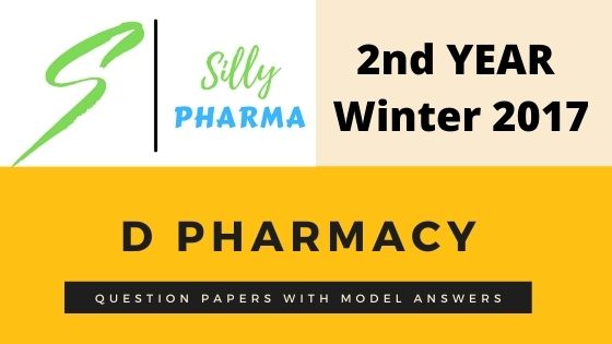 diploma in pharmacy winter question papers 2017